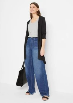 Long Gilet En Jersey Avec Bordure Ondulée 11 Long Gilet En Jersey Avec Bordure Ondulée -Venus Mode Winkel 23019581 nJy0kYYi