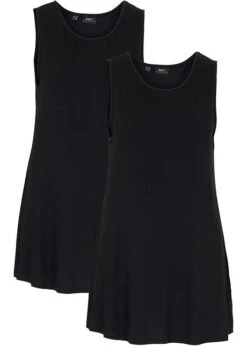 Lot De 2 Débardeurs Longs En Viscose 19 Lot De 2 Débardeurs Longs En Viscose -Venus Mode Winkel 23020509 Etl1uLEb