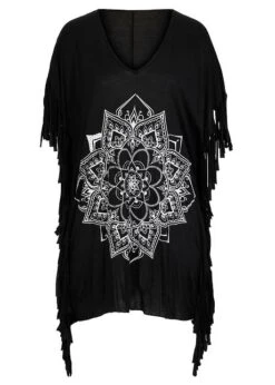 Robe-tunique De Plage En Viscose -Venus Mode Winkel 23022584 nSxl2Qom