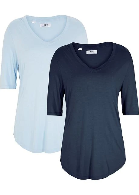 Lot De 2 T-shirts En Viscose 11 Lot De 2 T-shirts En Viscose - Afbeelding 9