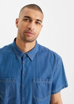 Rainbow Chemise En Jean à Manches Courtes, Loose Fit -Venus Mode Winkel 23030801 qUs0Iw6i