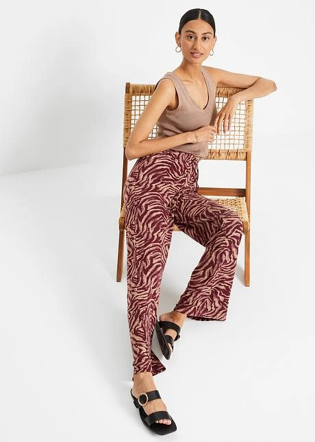 Pantalon En Jersey Viscose Avec Taille Confortable 6 Pantalon En Jersey Viscose Avec Taille Confortable - Afbeelding 4