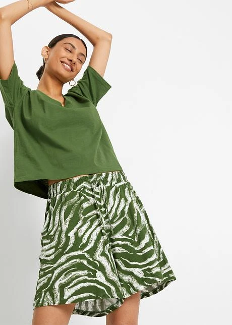 Short En Jersey Viscose Avec Taille Confortable 7 Short En Jersey Viscose Avec Taille Confortable - Afbeelding 5