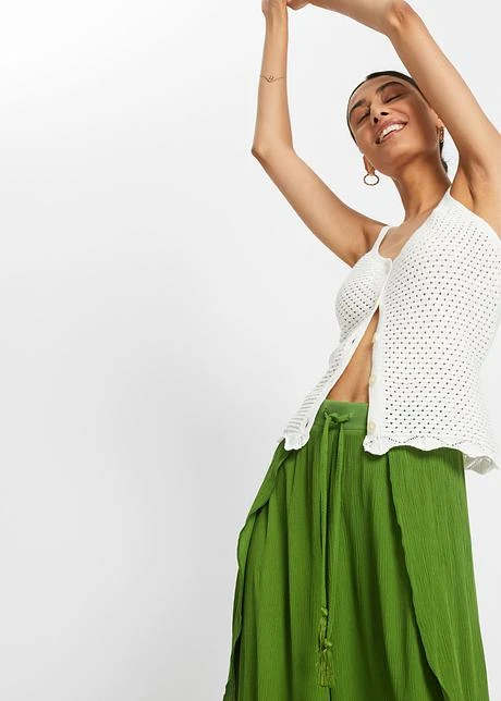 Pantalon Froissé En Viscose 7 Pantalon Froissé En Viscose - Afbeelding 5