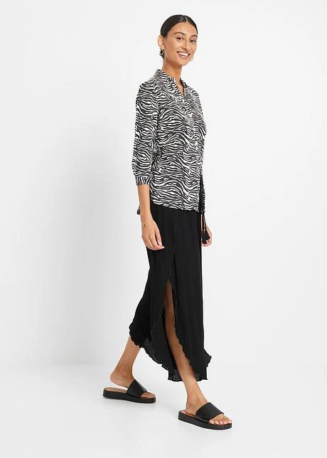 Blouse T-shirt Avec Imprimé Animal, Manches 3/4 6 Blouse T-shirt Avec Imprimé Animal, Manches 3/4 - Afbeelding 4