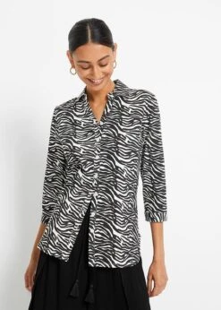 Blouse T-shirt Avec Imprimé Animal, Manches 3/4 9 Blouse T-shirt Avec Imprimé Animal, Manches 3/4 -Venus Mode Winkel 23032809 QvDtMPN9