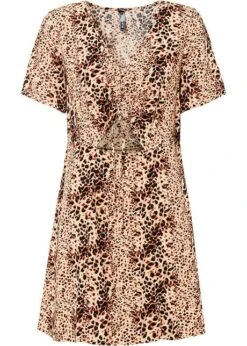 Rainbow Robe Avec Découpe En Viscose