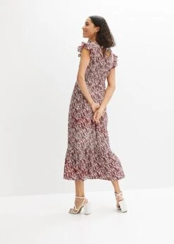 Robe Midi à Manches Papillon 11 Robe Midi à Manches Papillon -Venus Mode Winkel 23039245 0FFigNsL