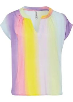 Rainbow Blouse Avec Effet Dégradé En Viscose