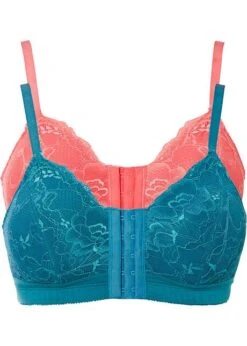 Lot De 2 Soutiens-gorge Fermeture Devant Sans Armatures Avec Coton 15 Lot De 2 Soutiens-gorge Fermeture Devant Sans Armatures Avec Coton -Venus Mode Winkel 23039765 7kSBJDx5