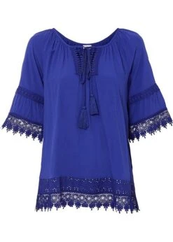 Tunique à Dentelle Et Volants -Venus Mode Winkel 23040082 7R8wwpjc