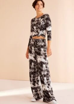 Rainbow Pantalon Large à Motif Batik -Venus Mode Winkel 23040134 XuIMP6Z4