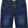 Bermuda En Jean Extensible, Regular Fit