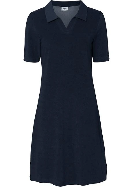 Robe En Tissu éponge Avec Col Polo 10 Robe En Tissu éponge Avec Col Polo - Afbeelding 8