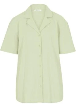 Chemisier Oversize Décontracté En Lin, Manches Courtes -Venus Mode Winkel 23043776 pJXPYuNq