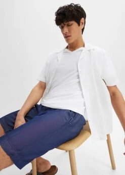 Bermuda Taille Extensible En TENCEL™ Lyocell, Loose Fit 14 Bermuda Taille Extensible En TENCEL™ Lyocell, Loose Fit -Venus Mode Winkel 23044285 0OPiGewF