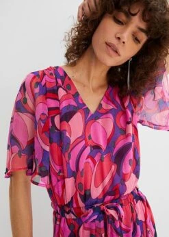 Robe En Mousseline Avec Manches Papillon 13 Robe En Mousseline Avec Manches Papillon -Venus Mode Winkel 23044299 FeUloVe3