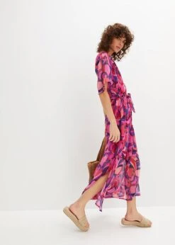 Robe En Mousseline Avec Manches Papillon 11 Robe En Mousseline Avec Manches Papillon -Venus Mode Winkel 23044301 R619ouHS