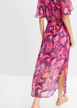 Robe En Mousseline Avec Manches Papillon 12 Robe En Mousseline Avec Manches Papillon -Venus Mode Winkel 23044302 wTYauJR5