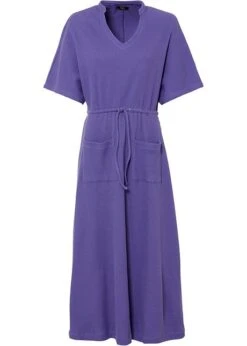 Robe Midi Avec Poches Plaquées