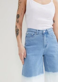 Bermuda En Jean Extensible Dip Dye -Venus Mode Winkel 23044788 QjPCNfeU