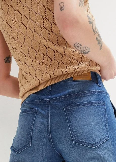 Jean Mom, Taille Moyenne, Longueur Genou 7 Jean Mom, Taille Moyenne, Longueur Genou - Afbeelding 5