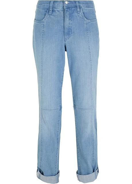 Jean Straight, Taille Moyenne, Retroussable 10 Jean Straight, Taille Moyenne, Retroussable - Afbeelding 8