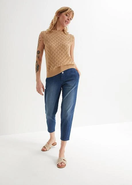 Jean Mom, Taille Moyenne, Longueur Genou 6 Jean Mom, Taille Moyenne, Longueur Genou - Afbeelding 4