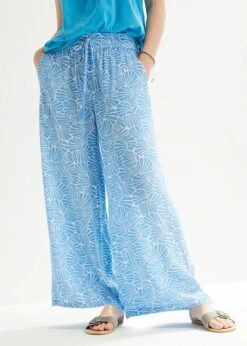 Pantalon Large Froissé, Longueur Cheville Avec Taille Confortable -Venus Mode Winkel 23045115 NKOg1Zxw