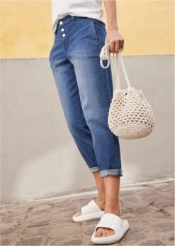 Jean Mom, Taille Moyenne, Longueur Genou 16 Jean Mom, Taille Moyenne, Longueur Genou -Venus Mode Winkel 23045393 1QrhL5up