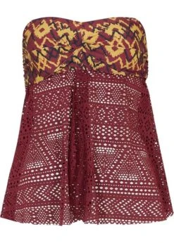 Haut De Tankini Bandeau Avec Polyamide Recyclé