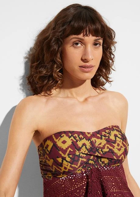 Haut De Tankini Bandeau Avec Polyamide Recyclé 8 Haut De Tankini Bandeau Avec Polyamide Recyclé - Afbeelding 6