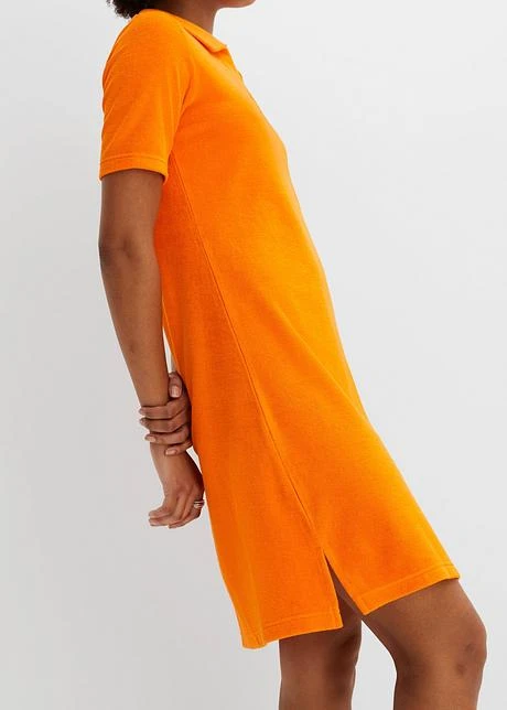 Robe En Tissu éponge Avec Col Polo 7 Robe En Tissu éponge Avec Col Polo - Afbeelding 5