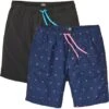Lot De 2 Bermudas De Plage, Regular Fit