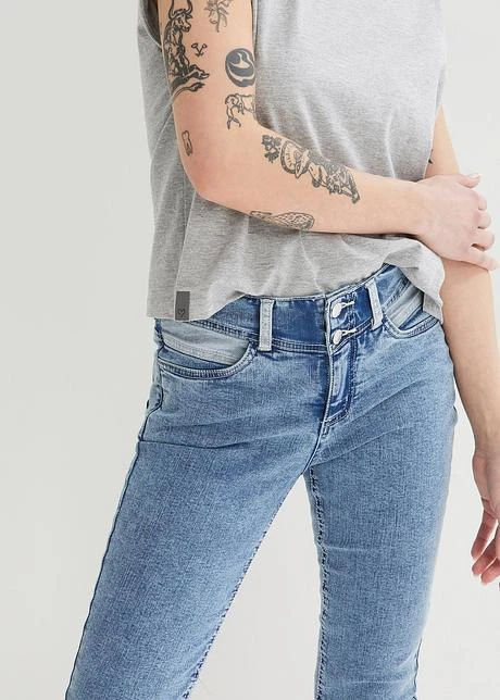 Jean Skinny, Taille Moyenne, Longueur Genou, Extensible 8 Jean Skinny, Taille Moyenne, Longueur Genou, Extensible - Afbeelding 6