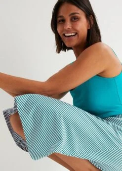 Jupe En Jersey à Rayures, Longueur Genou -Venus Mode Winkel 23050540 JOKMB6fX