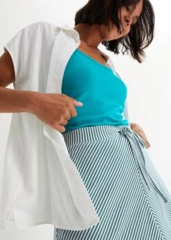 Jupe En Jersey à Rayures, Longueur Genou -Venus Mode Winkel 23050550 gkZX9OJ7