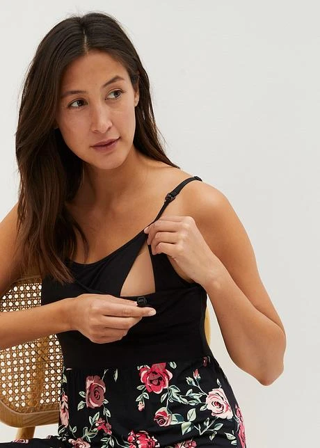 Robe De Grossesse En Viscose Avec Fonction Allaitement 8 Robe De Grossesse En Viscose Avec Fonction Allaitement - Afbeelding 6