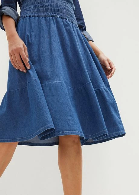 Jupe En Jean Avec Taille élastiquée 8 Jupe En Jean Avec Taille élastiquée - Afbeelding 6