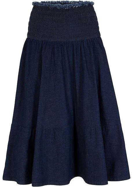 Jupe En Jean Avec Taille élastiquée 9 Jupe En Jean Avec Taille élastiquée - Afbeelding 7