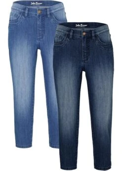 Lot De 2 Jeans Slim, Taille Moyenne, Longueur Genou -Venus Mode Winkel 23053759 Ubxw1Kg2