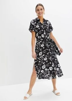 Robe-chemise Imprimée En Viscose 11 Robe-chemise Imprimée En Viscose -Venus Mode Winkel 23059921 Xe2O3yiV