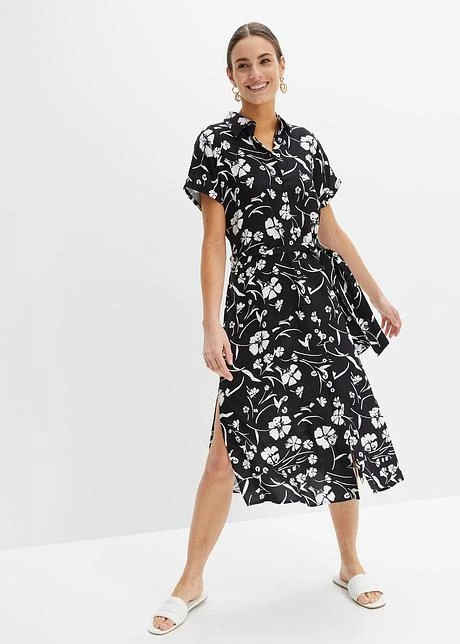 Robe-chemise Imprimée En Viscose 6 Robe-chemise Imprimée En Viscose - Afbeelding 4