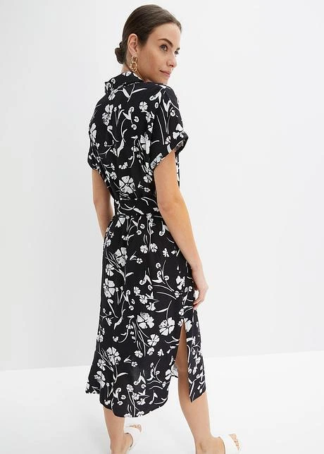 Robe-chemise Imprimée En Viscose 5 Robe-chemise Imprimée En Viscose - Afbeelding 3