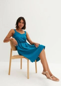 Robe En Jersey Coton Longueur Genou Avec Poches -Venus Mode Winkel 23063750 Nm9GJWfj