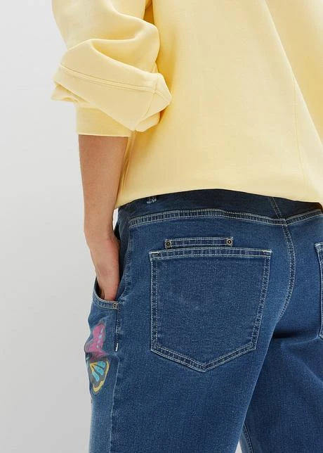 Rainbow Jean Barrel Imprimé 8 Rainbow Jean Barrel Imprimé - Afbeelding 6