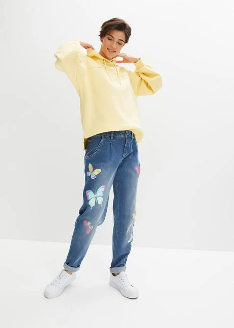 Rainbow Jean Barrel Imprimé 6 Rainbow Jean Barrel Imprimé - Afbeelding 4