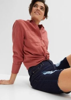 Rainbow Bermuda En Jean Avec Effets Destroy -Venus Mode Winkel 23064259 JIjQgfld