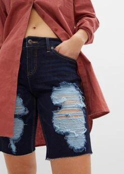 Rainbow Bermuda En Jean Avec Effets Destroy -Venus Mode Winkel 23064261 pxFDlqIy