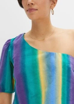 Rainbow Blouse Carmen En Lin Majoritaire -Venus Mode Winkel 23064304 3o87hASi